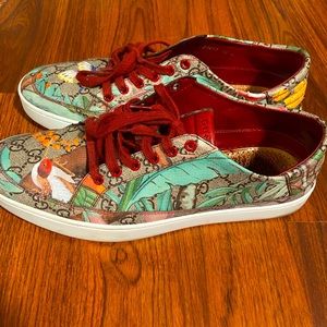 Gucci Brown Mens Tan lowtoP sneakers sz US11.